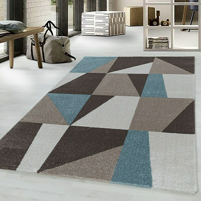 Kurzflorteppich Efor 3716 (Blau, 170 x 120 cm, 100 % Polypropylen) | BAUHAUS