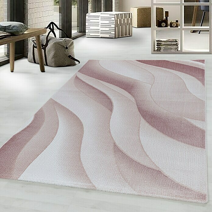 Kurzflorteppich Costa 3523 (Pink, 170 x 120 cm, 100 % Polypropylen) | BAUHAUS