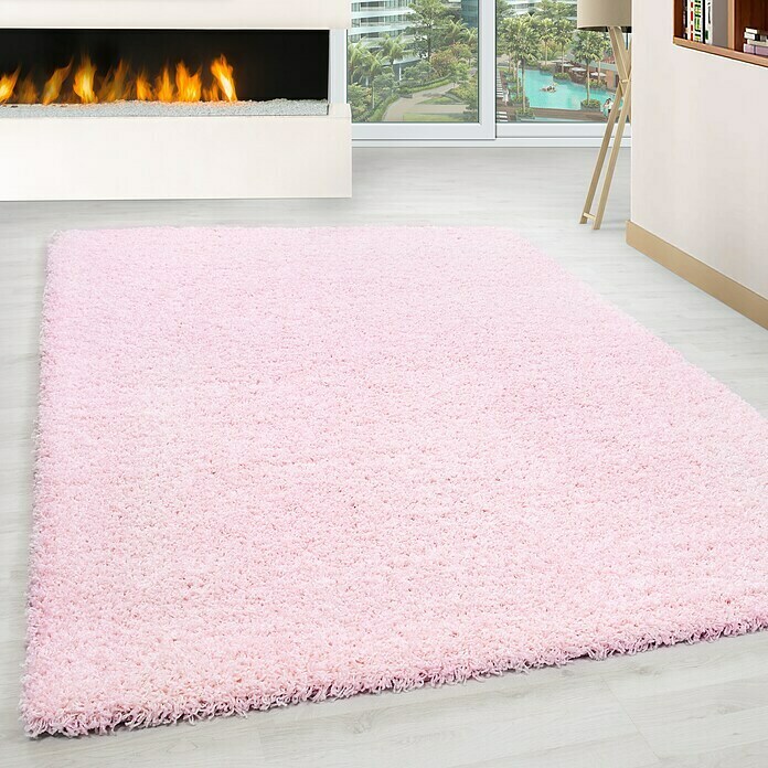 Hochflorteppich Life 1500 (Pink, 200 x 100 cm, 100% Polypropylen) | BAUHAUS