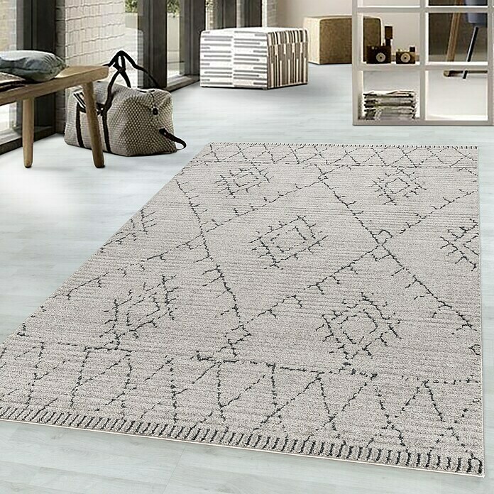 Kurzflorteppich Taznaxt 5101 (Beige, 170 x 120 cm, 100% Polyester) | BAUHAUS