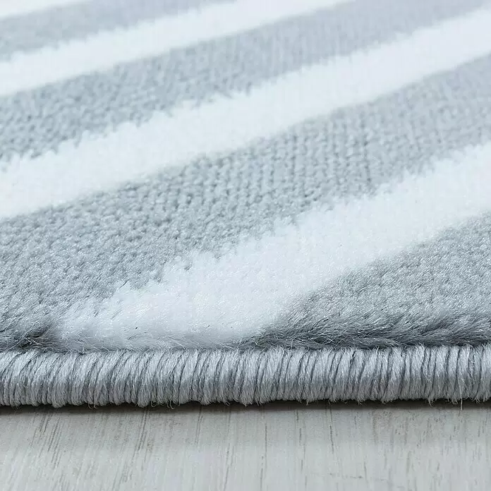 Kurzflorteppich Costa 3525 - Grau, 250 x 80 cm, 100 % Polypropylen - Detailaufnahme