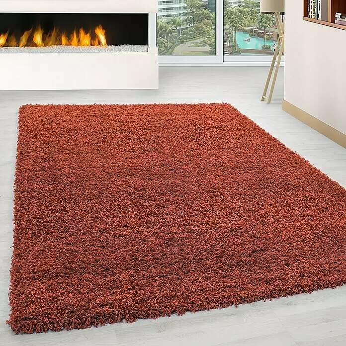 Hochflorteppich Life 1500 - Terra, 150 x 80 cm, 100% Polypropylen - Stimmungsaufnahme