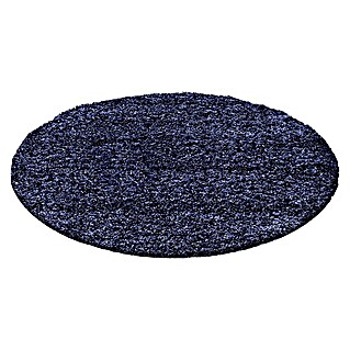 Hochflorteppich Life 1500 (Navy, Durchmesser: 200 cm, 100% Polypropylen)