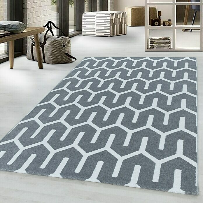 Kurzflorteppich Costa 3524 (Grau, 230 x 160 cm, 100 % Polypropylen) | BAUHAUS