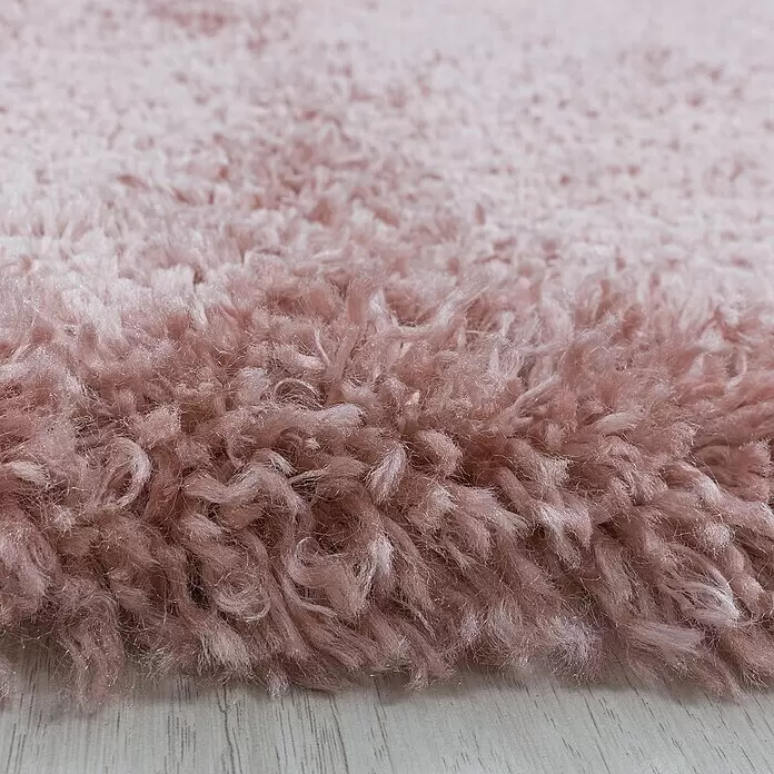 Hochflorteppich Fluffy 3500Rose, 370 x 380 cm, 100 % Polypropylen
