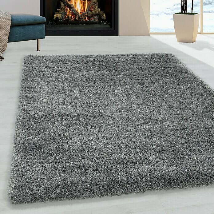 Hochflorteppich Fluffy 3500 (Light Grey, 110 x 60 cm, 100% Polypropylen) | BAUHAUS