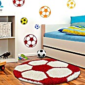 Kinderteppich Fun 6001 (Rot, Durchmesser: 120 cm, 100% Polypropylen) | BAUHAUS