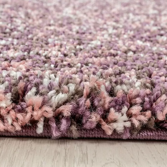 Hochflorteppich Enjoy 4500Pink, 250 x 80 cm, 100 % Polypropylen