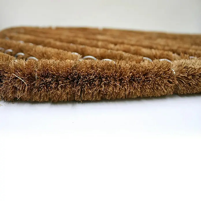 Astra Coco Fußmatte Brush - 40 x 60 cm, Kokos, Fischgrät - Detailaufnahme