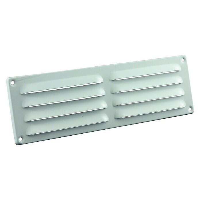 Nedco Schoepenrooster (Aluminium, 300 x 90 mm, Wit) | BAUHAUS
