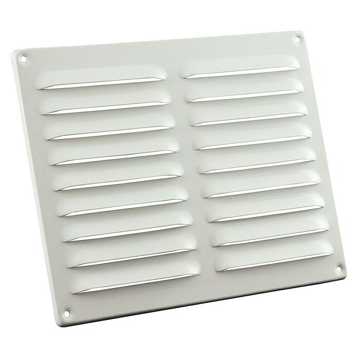 Nedco Schoepenrooster (Aluminium, 250 x 200 mm, Wit) | BAUHAUS