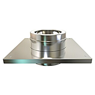 Nedco Consoleplaat (Geborsteld RVS, 80 mm)