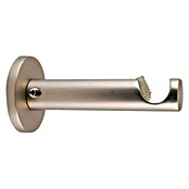 Soporte de pared Cilindro (Plata, Barras para las cortinas de Ø 12 mm, Largo: 8 cm) | BAUHAUS