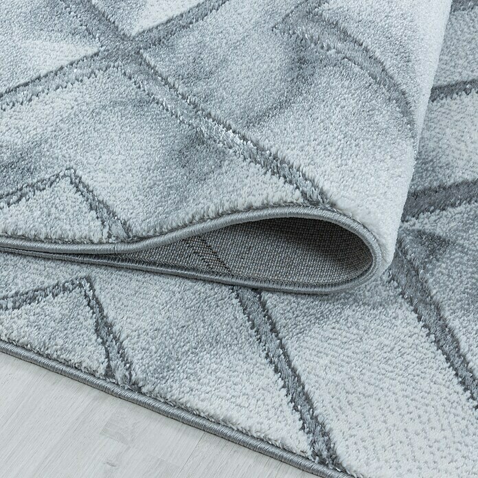 Kurzflorteppich Naxos 3811 (Silber, 340 x 240 cm, 80% Polypropylen, 20% Polyester) | BAUHAUS