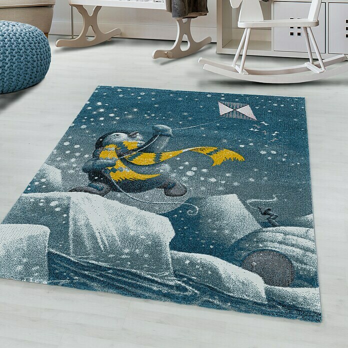 Kinderteppich Funny 2110 (Blau, 150 x 80 cm, 100% Polypropylen) | BAUHAUS