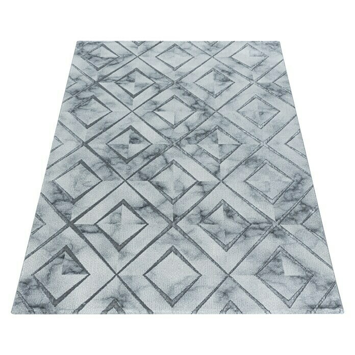 Kurzflorteppich Naxos 3811 (Silber, 200 x 140 cm, 80% Polypropylen, 20% Polyester) | BAUHAUS