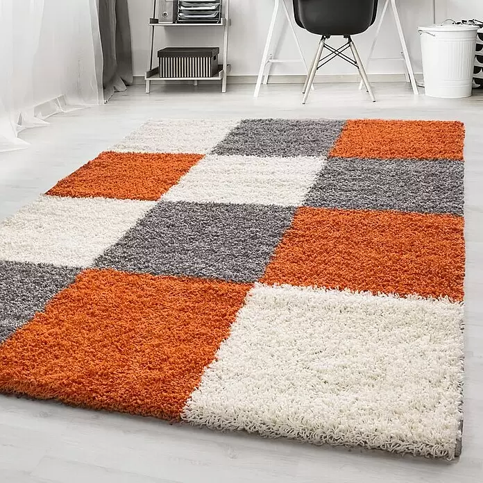 Hochflorteppich Life 1501Terra, 290 x 200 cm, 100% Polypropylen