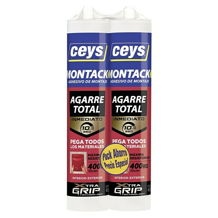 Ceys Adhesivo para montaje Montack Xpress Duplo (2 uds.)