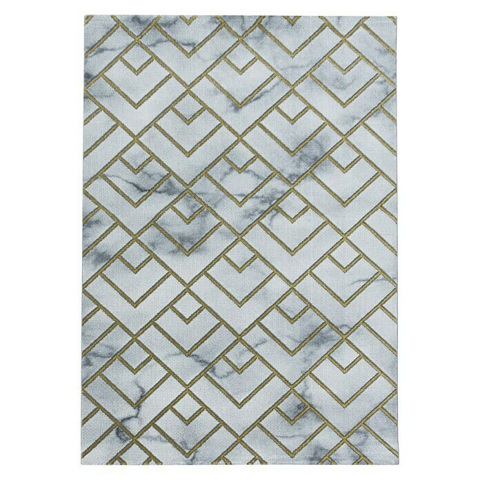 Kurzflorteppich Naxos 3813 (Gold, 340 x 240 cm, 80% Polypropylen, 20% Polyester) | BAUHAUS