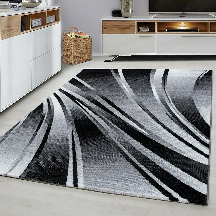 Kurzflorteppich Parma 9210 (Schwarz, 290 x 200 cm, 100% Polypropylen) | BAUHAUS