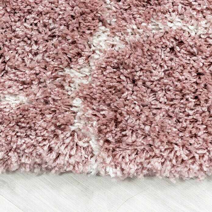 Hochflorteppich Salsa 3201 (Rose, 110 x 60 cm, 100% Polypropylen) | BAUHAUS