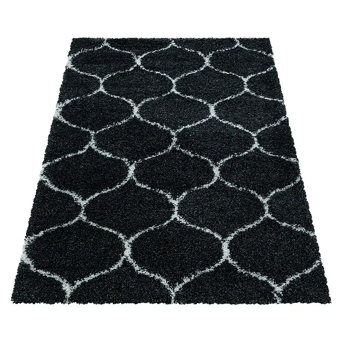 Hochflorteppich Salsa 3201Anthrazit, 290 x 200 cm, 100% Polypropylen