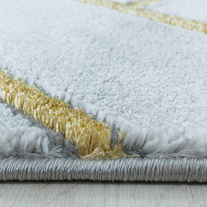 Kurzflorteppich Naxos 3813 (Gold, 250 x 80 cm, 80% Polypropylen, 20% Polyester) | BAUHAUS