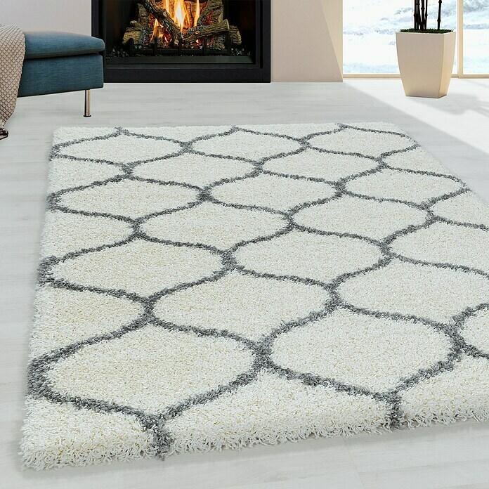 Hochflorteppich Salsa 3201 (Cream, 250 x 80 cm, 100% Polypropylen) | BAUHAUS