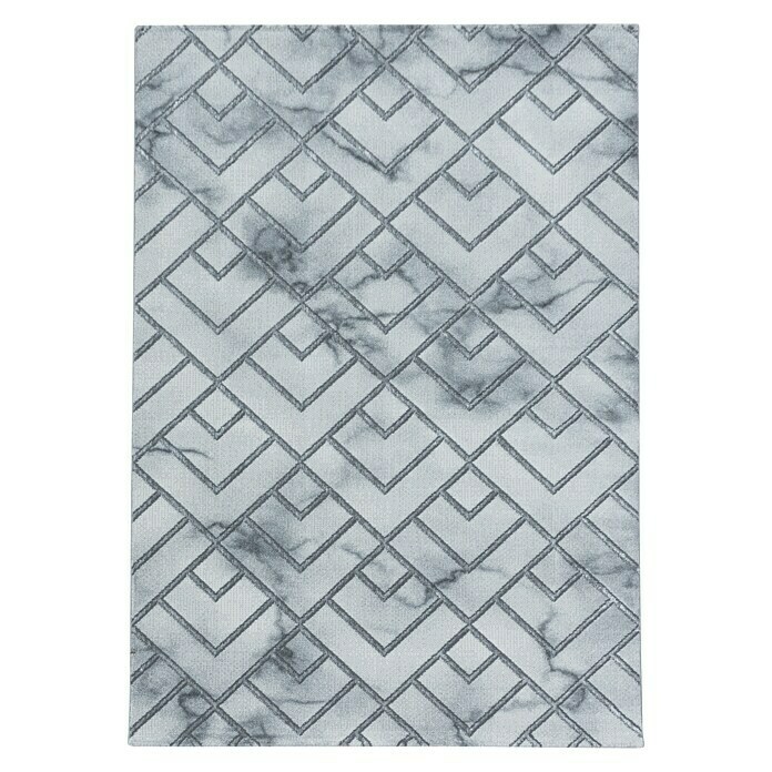 Kurzflorteppich Naxos 3813 (Silber, 250 x 80 cm, 80% Polypropylen, 20% Polyester) | BAUHAUS