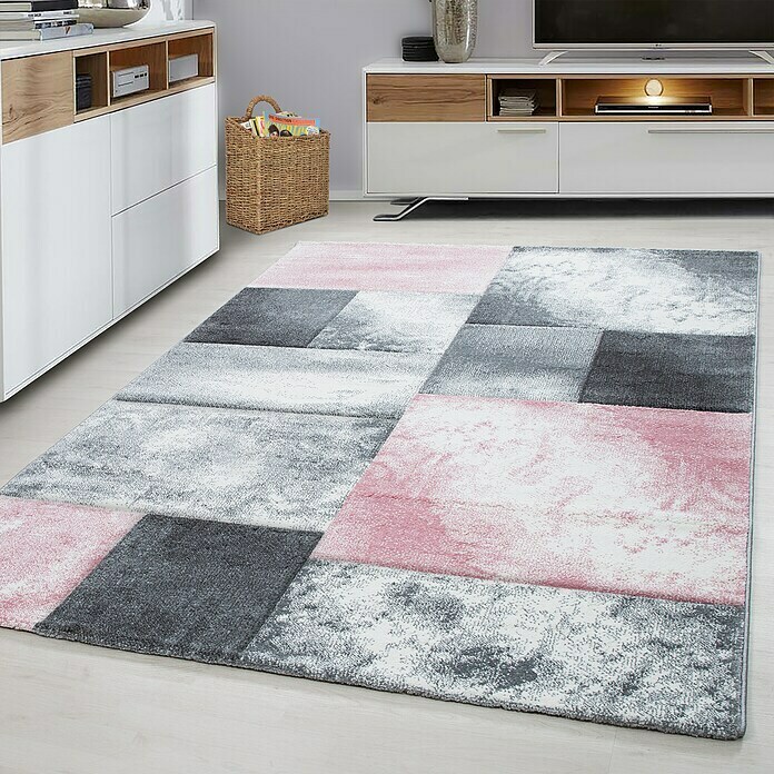 Kurzflorteppich Hawaii 1710 (Pink, 230 x 160 cm, 100% Polypropylen) | BAUHAUS