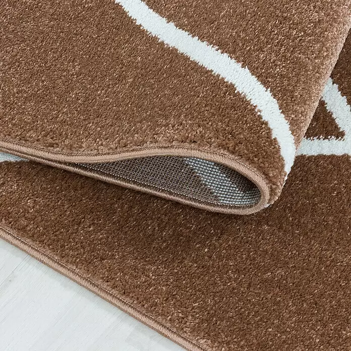 Hochflorteppich Rio 4601 - Kupfer, 150 x 80 cm, 100% Polypropylen - Detailaufnahme