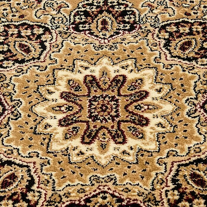 Kurzflorteppich Orient-Optik Marrakesh 0207 - Beige, 170 x 120 cm, 100 % Polypropylen - Detailaufnahme
