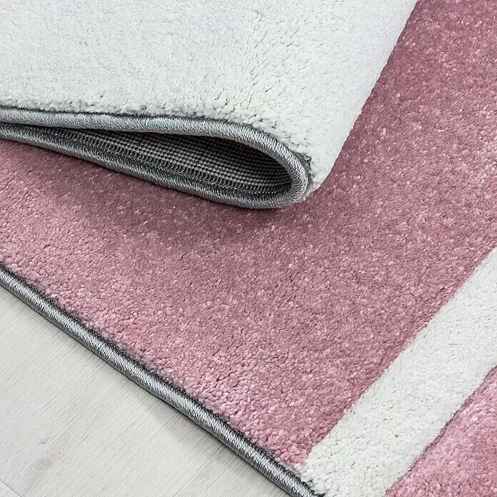 Kurzflorteppich Hawaii 1310 - Pink, 170 x 120 cm, 100% Polypropylen - Detailaufnahme