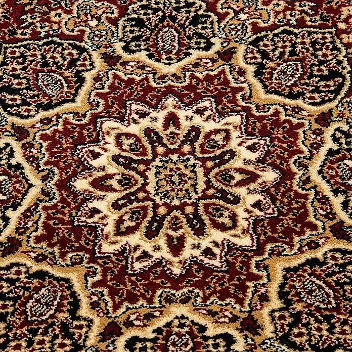 Kurzflorteppich Orient-Optik Marrakesh 0207 - Rot, 150 x 80 cm, 100 % Polypropylen - Detailaufnahme