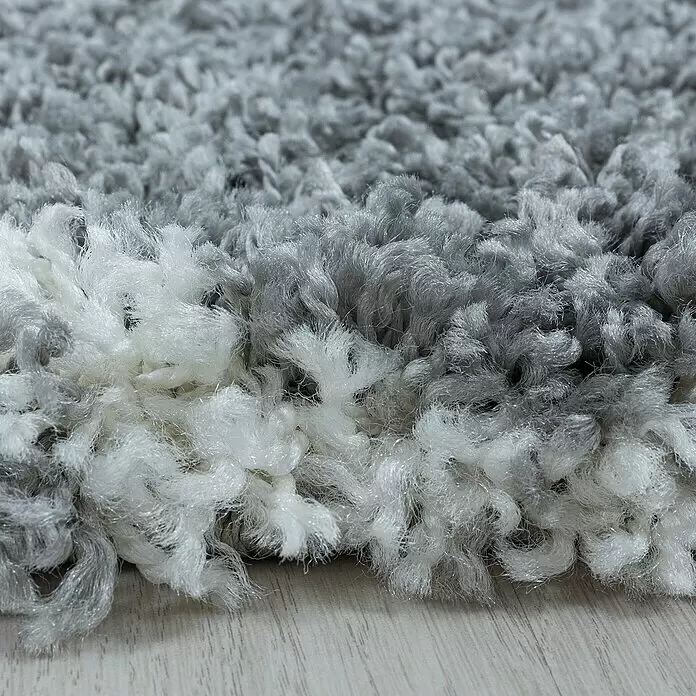Hochflorteppich Salsa 3201 - Grau, 370 x 280 cm, 100% Polypropylen - Detailaufnahme