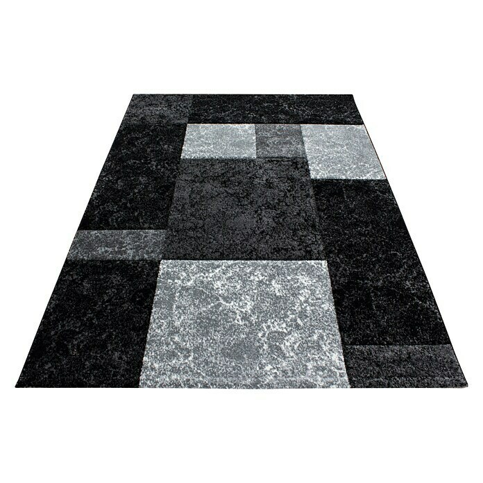 Kurzflorteppich Hawaii 1330 (Schwarz, 200 x 140 cm, 100 % Polypropylen) | BAUHAUS