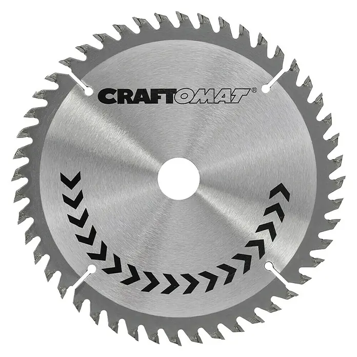 Craftomat Kreissägeblatt HM - 160 mm, Bohrung: 16 mm - 20 mm, Anzahl Zähne: 48 Stk. - Kreissägeblatt von Craftomat mit scharfen Zähnen für präzise Schnitte in Holz und anderen Materialien. Ideal für Handwerker und Heimwerker.