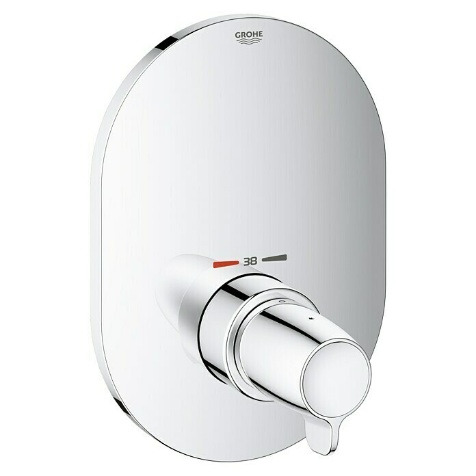 Grohe Grohtherm Special UP-ThermostatarmaturChrom, Glänzend, Sicherheitseinrichtung Diagonal View