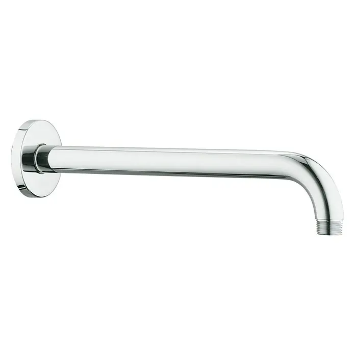Grohe Rainshower Brausearm - Länge: 28,6 cm, ½″, Rund - Dieser Wandarm für die Dusche ist verchromt und hat eine abgerundete Form, die perfekt zu modernen Badezimmern passt.