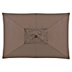 Doppler Alu Wood Marktschirm Ultra (Greige, Bespannungsmaß (L x B): 210 x 140 cm) | BAUHAUS