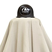 Doppler Alu Wood Marktschirm rund Ultra (Natur, Durchmesser Bespannung: 350 cm) | BAUHAUS