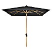 Doppler Alu Wood Marktschirm Ultra (Anthrazit, Bespannungsmaß (L x B): 300 x 200 cm) | BAUHAUS