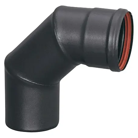 Practic  Codo para tubos estufa de pellets