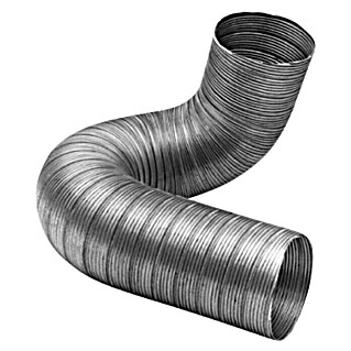 Practic Tubo flexible de aluminio (Ø x L: 120 mm x 3 m, Plateado)