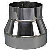 Nedco Verkleinend verloopstuk kachelpijp Enkelwandig (Diameter: 199 mm - 150 mm, Geborsteld RVS) | BAUHAUS