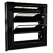 Nedco Lamellenrooster (Zwart, b x h: 205 x 205 mm, Aluminium) | BAUHAUS