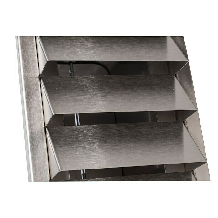 Nedco Gevelrooster Eco+ (Geborsteld RVS, b x h: 150 x 300 mm, Roestvrij staal, Luchtdoorlaat: 150 cm²) | BAUHAUS