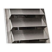 Nedco Gevelrooster Eco+ (Geborsteld RVS, b x h: 150 x 300 mm, Roestvrij staal, Luchtdoorlaat: 150 cm²) | BAUHAUS