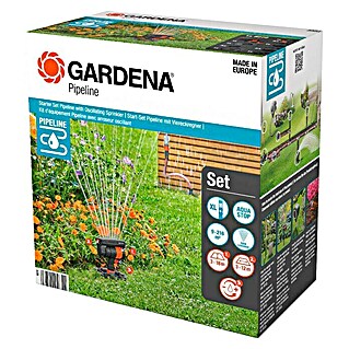 Gardena Sprinklersystem Pipeline-Start-Set Viereckregner (11 -tlg.)