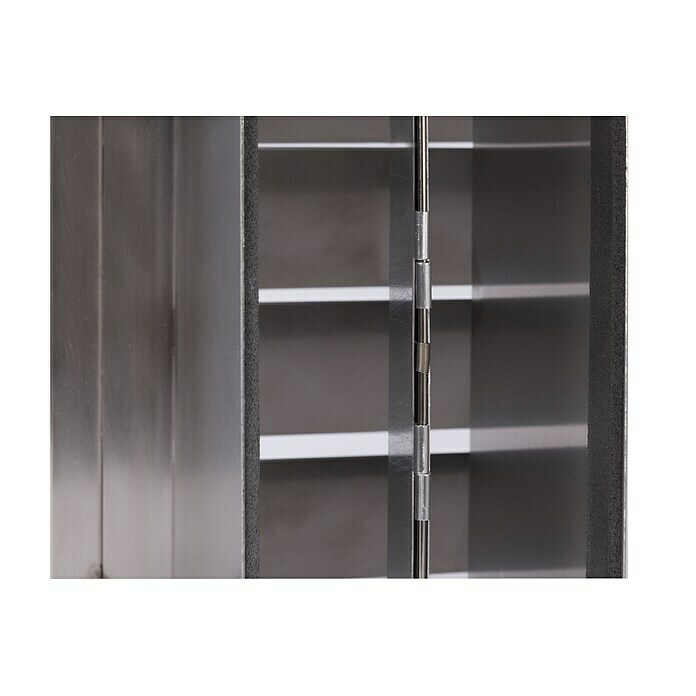 Nedco Gevelrooster Eco+ (Geborsteld RVS, b x h: 150 x 300 mm, Roestvrij staal, Luchtdoorlaat: 150 cm²) | BAUHAUS